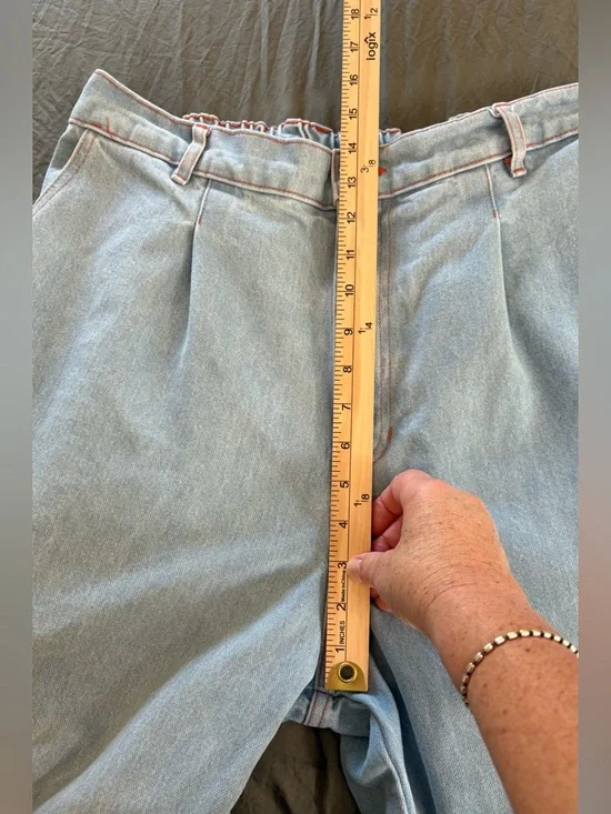 Big Bud Press Denim Hi-Rise Trousers. Size Large. - Picture 15 of 16